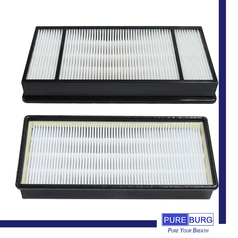 PUREBURG HRF-H1 HRF-H2 Replacement H Filter Compatible with Honeywell HPA050 HPA150 HPA060 HPA160 HHT055 & HHT155 Air Purifiers,2-Pack H13 True HEPA Air Clean - Image 2